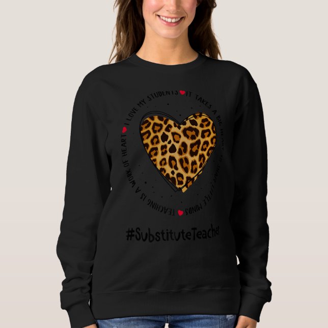 Substitute Teacher Squad Appreciation Week Back To Sweatshirt (Front)