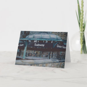 Subterranean Blues Greeting Card