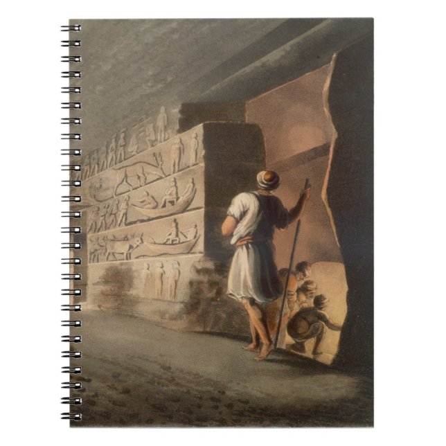 Subterranean Chamber near the Pyramids at Geeza, p Notebook (Front)