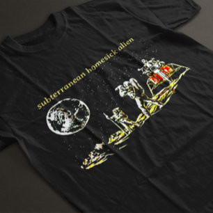Subterranean Homesick Alien Retro Space T-Shirt