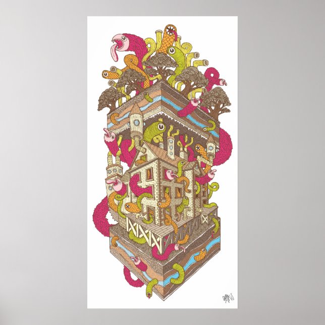 Subterranian Science Club Poster (Front)