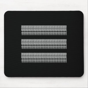 Subtle 67 Six Seven Brainrot Hidden Message Gen Al Mouse Mat