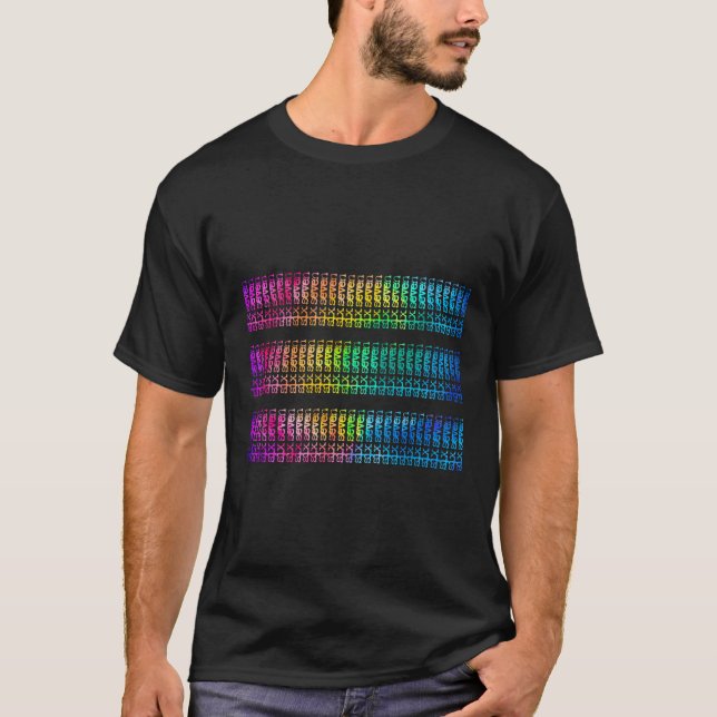 Subtle 67 Six Seven Brainrot Hidden Message Gen Al T-Shirt (Front)