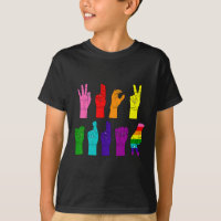 Subtle Anti-trump Asl Sign Language Lgbtq+ Resist