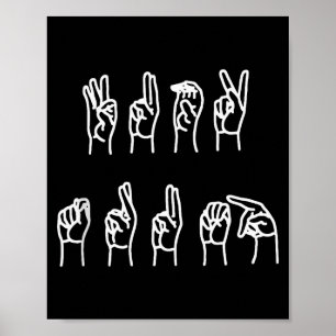 Subtle Anti-trump Asl Sign Language Tank Top
