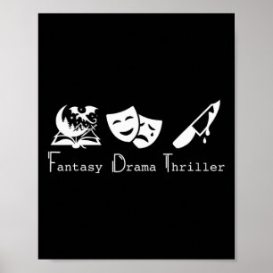 Subtle Anti Trump Book Genre Funny Political Book  Poster