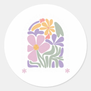 Subtle Anti Trump Classic Round Sticker