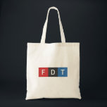 Subtle Anti-Trump FDT Anti-Maga Democrats Tote Bag<br><div class="desc">Anti-Trump,  Republican critique,  Democrat support,  liberal movement,  political humour,  activism.</div>