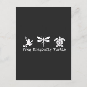 Subtle Anti-Trump FDT Anti-Maga Frog Turtle  Holiday Postcard