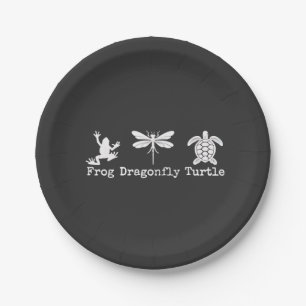 Subtle Anti-Trump FDT Anti-Maga Frog Turtle  Paper Plate