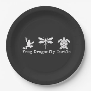 Subtle Anti-Trump FDT Anti-Maga Frog Turtle Paper Plate
