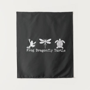 Subtle Anti-Trump FDT Anti-Maga Frog Turtle  Tapestry