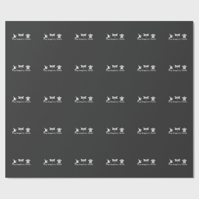 Subtle Anti-Trump FDT Anti-Maga Frog Turtle  Wrapping Paper (Flat)