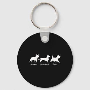 Subtle Anti Trump Foxtrots Deltas Tangos Dog Lover Key Ring