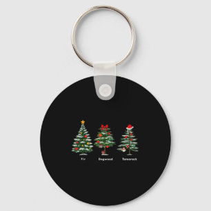 Subtle Anti Trump Hidden Message Christmas Tree Key Ring
