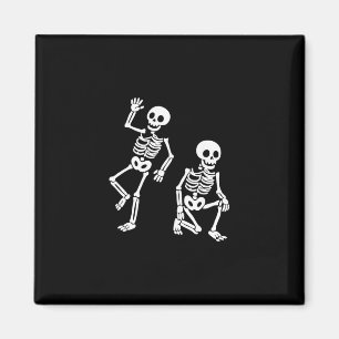 Subtle Anti Trump Hidden Message Dancing Skeleton Magnet