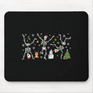 Subtle Anti Trump Hidden Message Dancing Skeleton Mouse Mat
