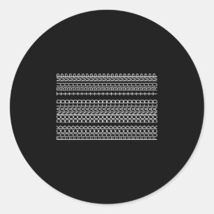 Subtle Anti Trump Hidden Message Sarcastic Feminis Classic Round Sticker