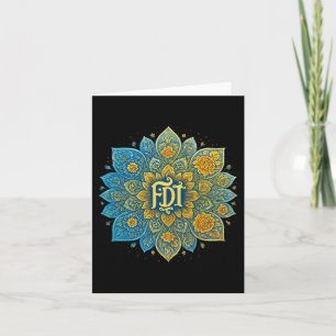 Subtle Anti-trump Mandala Design Feminist Shirt Wo Card