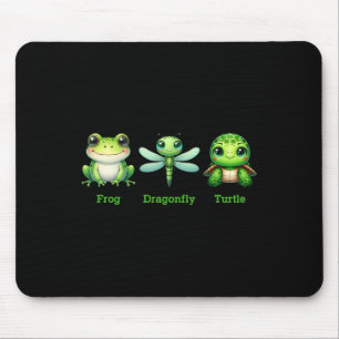 Subtle Anti-trump Political Humour Frog Dragonfly Mouse Mat
