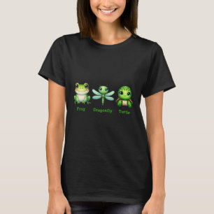 Subtle Anti-trump Political Humour Frog Dragonfly T-Shirt