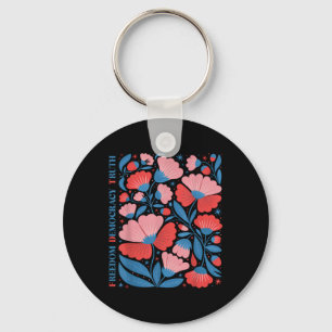 Subtle Anti-trump Resistance Is Patriotic 4th Of J Key Ring