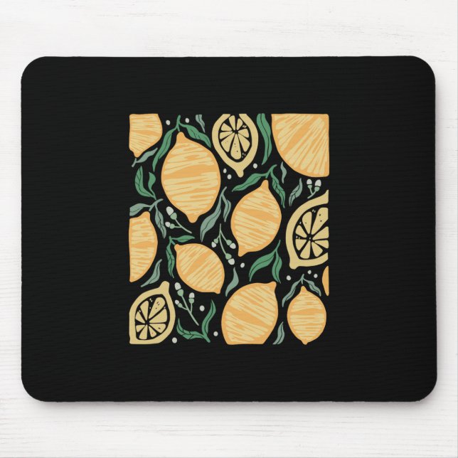 Subtle Anti Trump Shirt Lemon Boho  Mouse Mat (Front)