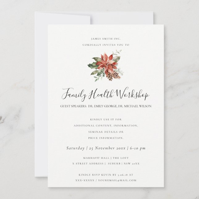 SUBTLE AQUA MODERN ABSTRACT GEOMETRIC ART EVENT INVITATION (Front)