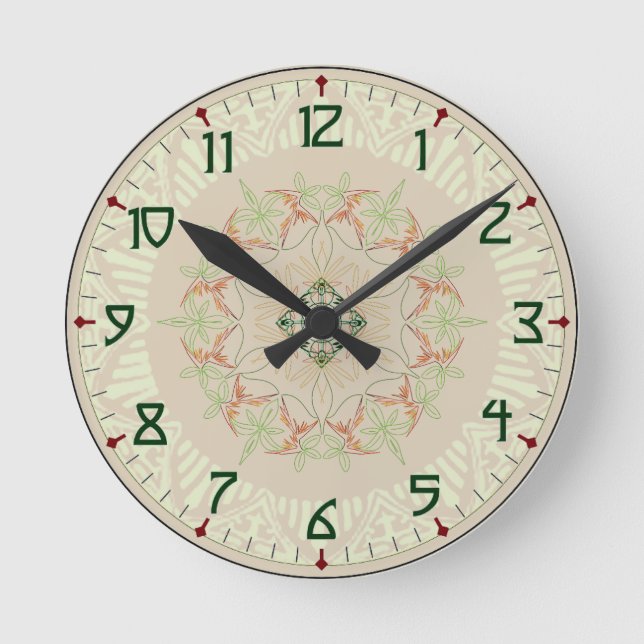 Subtle Art Deco Clock (Front)