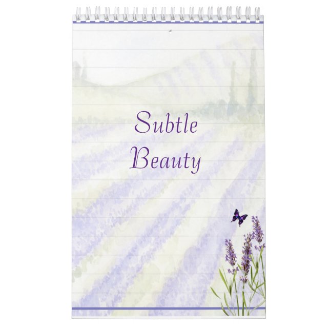 Subtle beauty calendar (Cover)