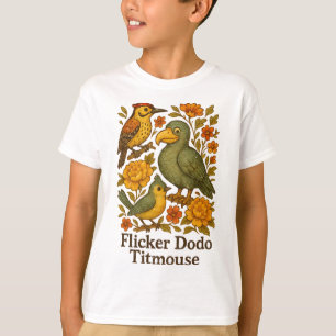 Subtle Bird Anti Trump Bird Flicker Dodo Titmouse  T-Shirt