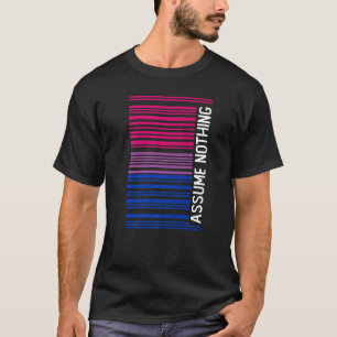 Subtle Bisexual   Assume Nothing Bi Pride T-Shirt