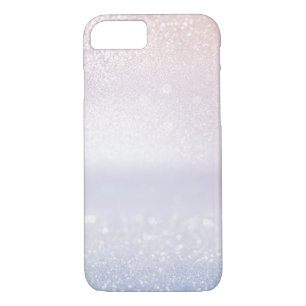 Subtle Blush and Lilac Glitter Bokeh Elegant iPhone 8/7 Case