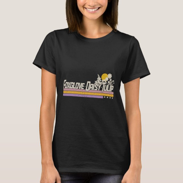 Subtle Boho Flowers Trump Resist Shirt Foxglove Da (Front)