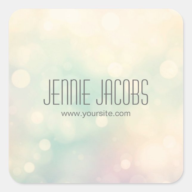 Subtle Bokeh Stickers (Front)