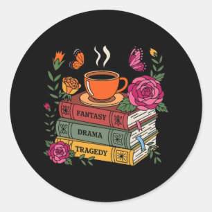 Subtle Book Anti Trump Shirt Book Fantasy Drama Tr Classic Round Sticker