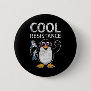 Subtle Cool Resistance Penguin Tariffs Protest Ant 6 Cm Round Badge