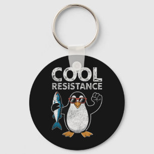 Subtle Cool Resistance Penguin Tariffs Protest Ant Key Ring