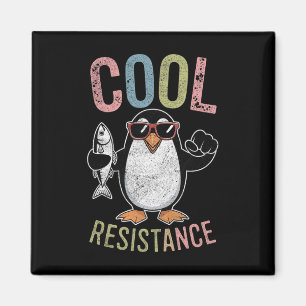 Subtle Cool Resistance Penguin Tariffs Protest Ant Magnet
