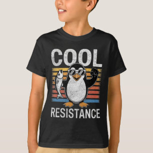 Subtle Cool Resistance Penguin Tariffs Protest Ant T-Shirt
