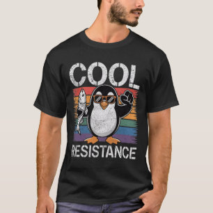 Subtle Cool Resistance Penguin Tariffs Protest Ant T-Shirt