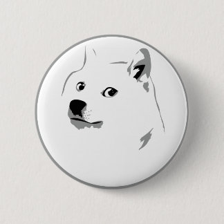 Subtle dogecoin pin badge