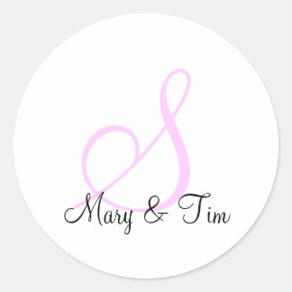 Subtle Elegance Classic Round Sticker