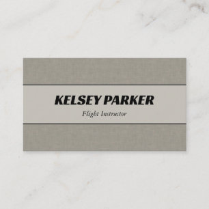 Subtle Fabric Texture Customisable Business Card