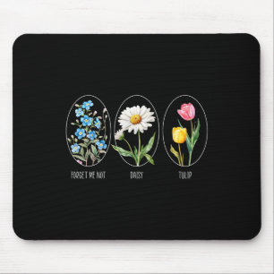 Subtle Floral 8647 Trump Flowers Forget Me Not Dai Mouse Mat