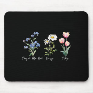 Subtle Floral 8647 Trump Flowers Forget Me Not Dai Mouse Mat