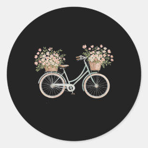 Subtle Floral Anti Trump Shirt Floral Flourish Dre Classic Round Sticker