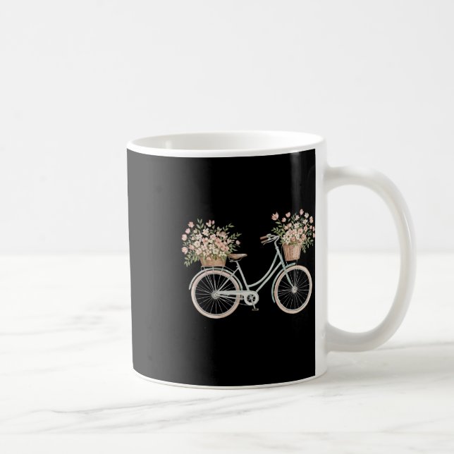 Subtle Floral Anti Trump Shirt Floral Flourish Dre Coffee Mug (Right)