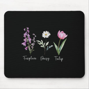 Subtle Floral Anti Trump Shirt Flowers Foxglove Da Mouse Mat