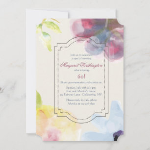 Subtle Flowers Invitation